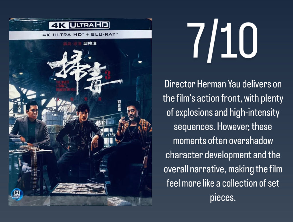 Film Review: The White Storm 3: Heaven or Hell (掃毒3人在天涯) (2023) - Hong Kong / China (4K Ultra HD) (Hong Kong Version)