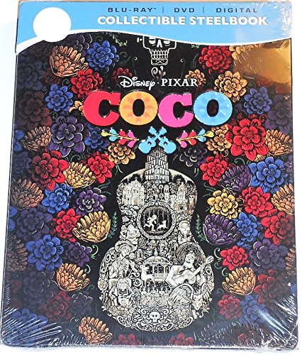 Coco (2017) (Blu Ray DVD) (Steelbook) (Best Buy) (English