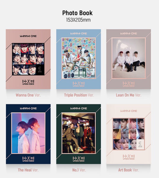 WANNA ONE Special Album - 1÷X=1 (UNDIVIDED) (Wanna One) (CD) (Korea Ve