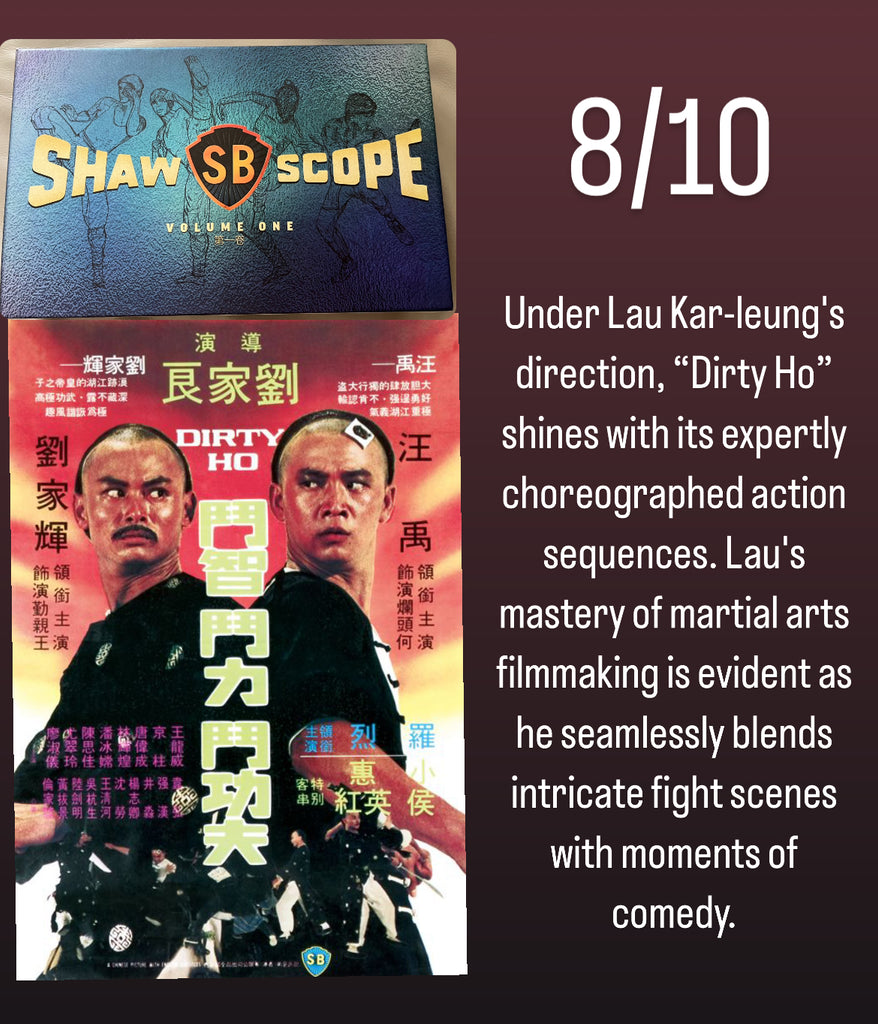 Film Review: Dirty Ho (爛頭何) (1979) - Hong Kong (Shawscope Volume 1) (Arrow Video)