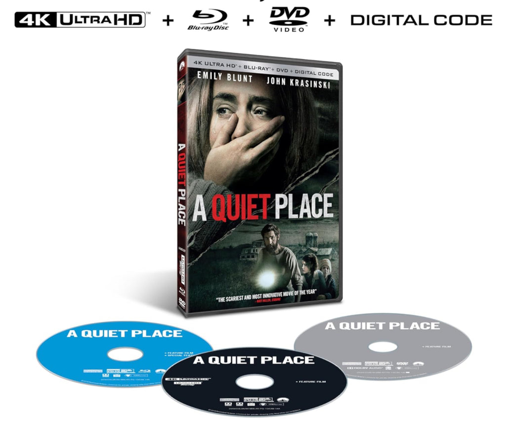 A Quiet Place (2018) (4K Ultra HD + Blu Ray + DVD) (English Subtitled) (US Version)