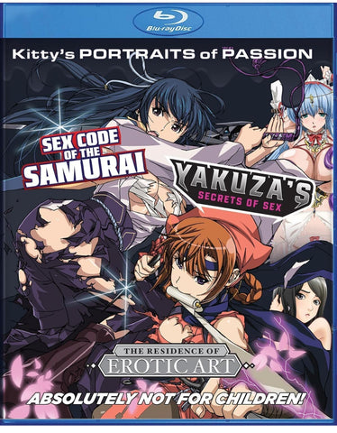 Kitty's Portraits of Passion (Sex Code of the Samurai / Yakuza's Secrets of Sex / The Residence of Erotic Art) (2011-14) (Blu Ray) (Kitty Media) (English Subtitled) (US Version)