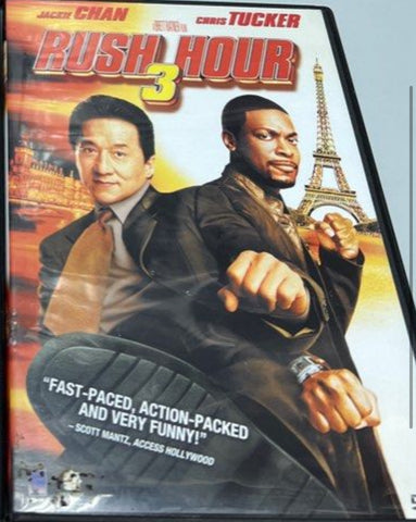 Rush Hour 3 火拼時速 III (2007) (DVD) (English Subtitles) (Hong Kong Version)