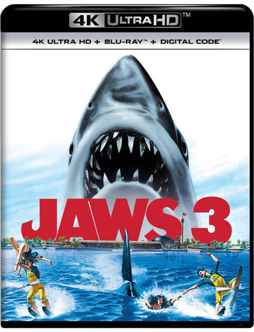 Jaws 3 (1983) (4K Ultra HD + Blu Ray) (English Subtitled) (US Version)