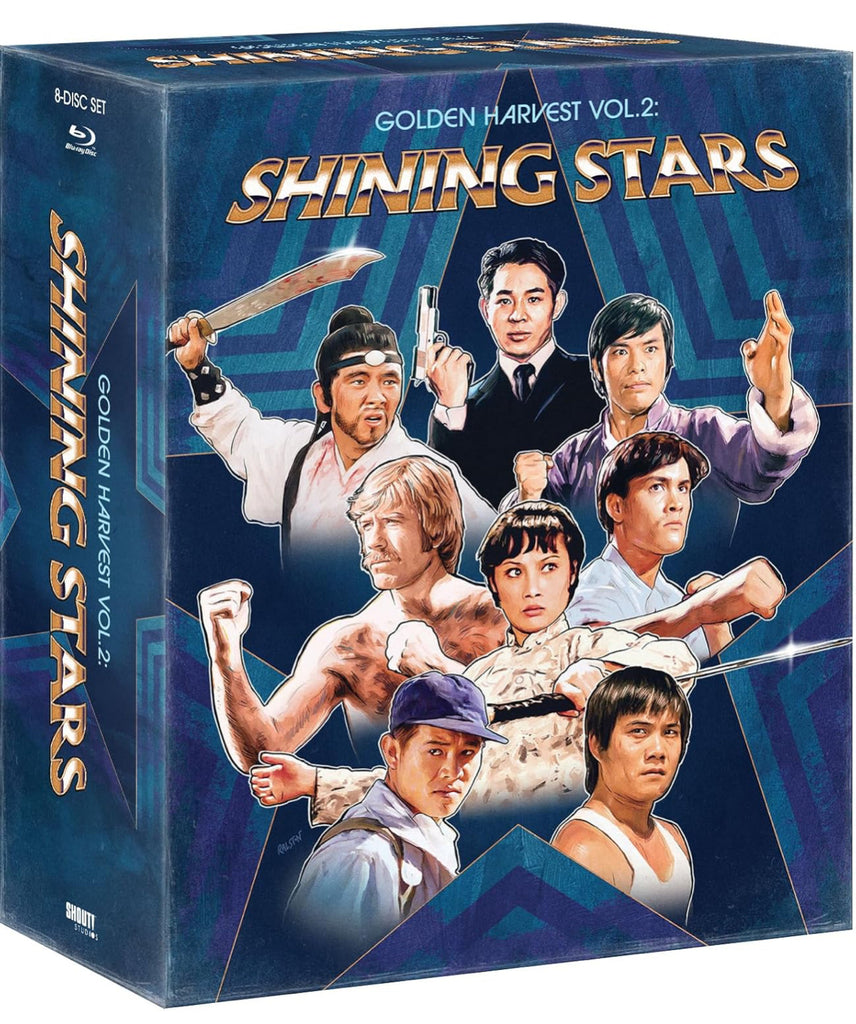 Golden Harvest Volume 2: Shining Stars (2024) (Blu Ray Set) (Shout Factory) (8 Movies Set) (English Subtitles) (US Version)