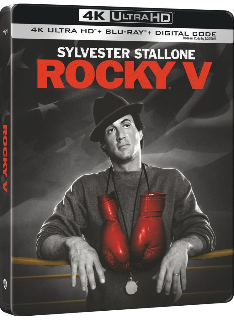 Rocky V (1990) (Steelbook) (4K Ultra HD + Blu Ray) (English Subtitled) (US Version)