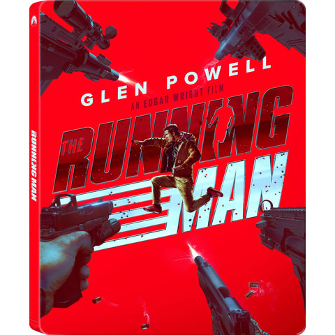 The Running Man 逃亡遊戲 (2025) (4K Ultra HD + Blu-ray) (鐵盒裝) (Steelbook) (Hong Kong Version)