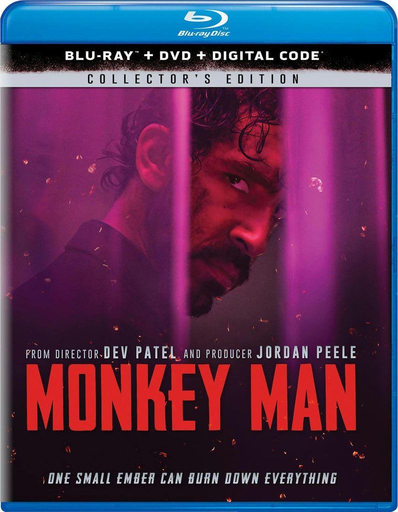 Monkey Man (2024) (Blu Ray + DVD) (English Subtitled) (US Version)