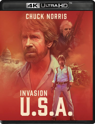 Invasion U.S.A. 4K (1985) (4K Ultra HD + Blu Ray) (Vinegar Syndrome) (English Subtitled) (US Version)