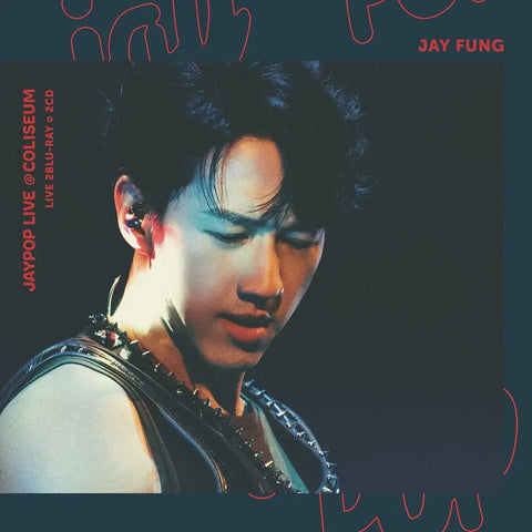 JAY FUNG - 馮允謙 JAYPOP LIVE@COLISEUM 2023 LIVE (2 Discs) (BLU-RAY & 2CD) (Hong Kong Version)