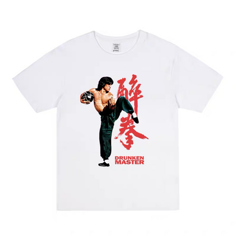 Jackie Chan Drunken Master Vintage Movie Poster T-Shirt | 醉拳 Drunken Master 復古電影海報 T 恤 Unisex