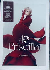 PRISCILLA CHAN - 陳慧嫻 THE FABULOUS 40 PRISCILLA LIVE IN HONG KONG 2024 (2BD & 3CD) REGION FREE (Hong Kong Version)