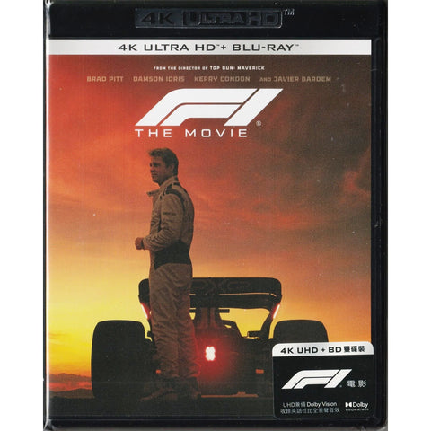 F1 - The Movie F1電影 (2025) (4K Ultra HD + Blu-ray) (English Subtitled) (Hong Kong Version)