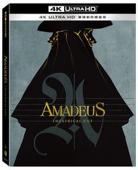 Amadeus 阿瑪迪斯 (1984)  (4K Ultra HD Blu Ray) (Theatrical Cut) (Steelbook) (單碟戲院鐵盒版) (English Subtitles) (Taiwan Version)