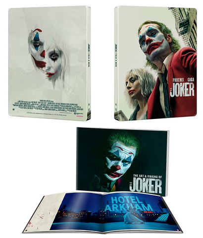 Joker: Folie A Deux 小丑 : 雙重瘋狂 (2024) (4K Ultra HD + Blu-ray) (Steelbook B Limited Edition + Photobook) (Sky Line) (雙碟鐵盒B版) (English Subtitled) (Korean Version)