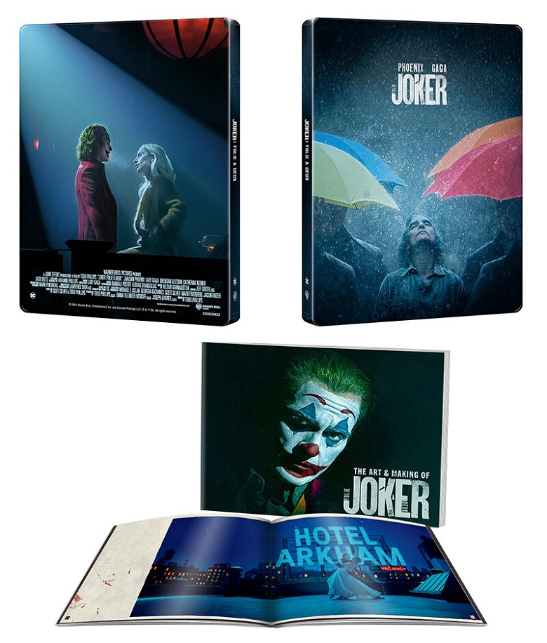 Joker: Folie A Deux 小丑 : 雙重瘋狂 (2024) (4K Ultra HD + Blu-ray) (Steelbook C Limited Edition + Photobook) (Sky Line) (雙碟鐵盒C版) (English Subtitled) (Korean Version)