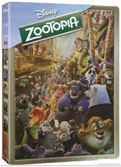 Zootopia 優獸大都會 (2016) (Blu Ray) (Steelbook) (English Subtitled) (Hong Kong Version)