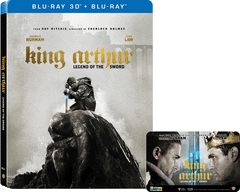 King Arthur: Legend Of The Sword (2017) (Blu Ray) (2D + 3D) (Steelbook) (English Subtitled) (Hong Kong Version)