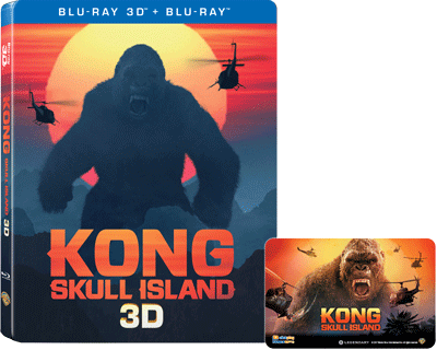 Kong: Skull Island (2017) (Blu Ray) (2D + 3D) (Steelbook) (English Subtitled) (Hong Kong Version) - Neo Film Shop