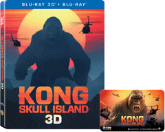 Kong: Skull Island (2017) (Blu Ray) (2D + 3D) (Steelbook) (English Subtitled) (Hong Kong Version)