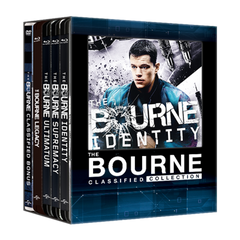 The Bourne Classified Collection (1-4) (傑森包恩四部曲花絮鐵盒) (Blu Ray + Bonus DVD) (Steelbook) (English Subtitled) (Taiwan Version)