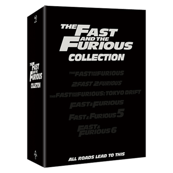 The Fast and Furious 1-6 Boxset Collection 玩命關頭 (Steelbook) (Blu Ray) (English Subtitled) (Taiwan Version)