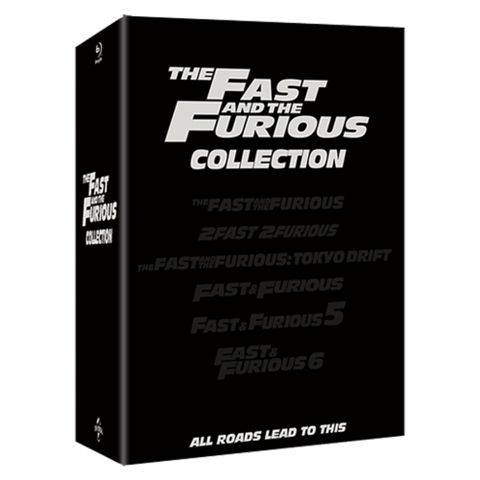The Fast and Furious 1-6 Boxset Collection 玩命關頭 (Steelbook) (Blu Ray) (English Subtitled) (Taiwan Version)