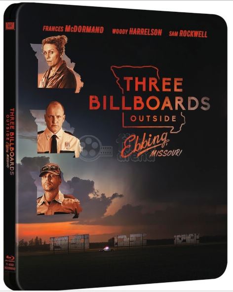 Three Billboards Outside Ebbing, Missouri (2017) (4K Ultra HD + Blu Ray) (Steelbook) (English Subtitled) (Taiwan Version) - Neo Film Shop