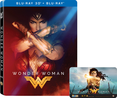 Wonder Woman (2017) (Blu Ray) (2D+3D) (Steelbook) (English Subtitled) (Hong Kong Version) - Neo Film Shop