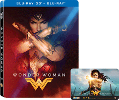 Wonder Woman (2017) (Blu Ray) (2D+3D) (Steelbook) (English Subtitled) (Hong Kong Version)