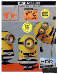 Despicable Me 3 (2017) (4K Ultra HD + Blu Ray) (Steelbook) (English Subtitled) (Hong Kong Version)