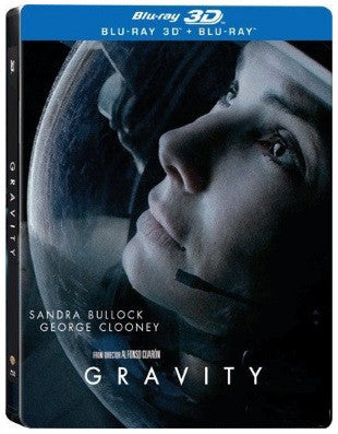 Gravity (2013) (Blu Ray) (2D+3D) (Steelbook) (English Subtitled) (Hong Kong Version) - Neo Film Shop
