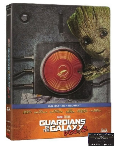 Guardians of the Galaxy Vol. 2 (2017) (Blu Ray) (2D+3D) (Steelbook) (English Subtitled) (Hong Kong Version) - Neo Film Shop
