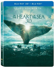 In the Heart of the Sea (2015) (Blu Ray) (2D+3D) (Steelbook) (English Subtitled) (Hong Kong Version)