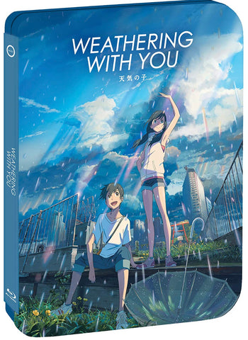 Weathering with You 天氣之子 てんきのこ (2019) (Blu Ray + DVD) (Steelbook) English Subtitled) (US Version)