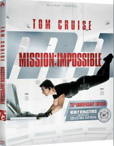 Mission: Impossible (不可能的任務) (1996) (25th Anniversary Remastered Limited Edition) (Blu Ray) (English Subtitled) (US Version)