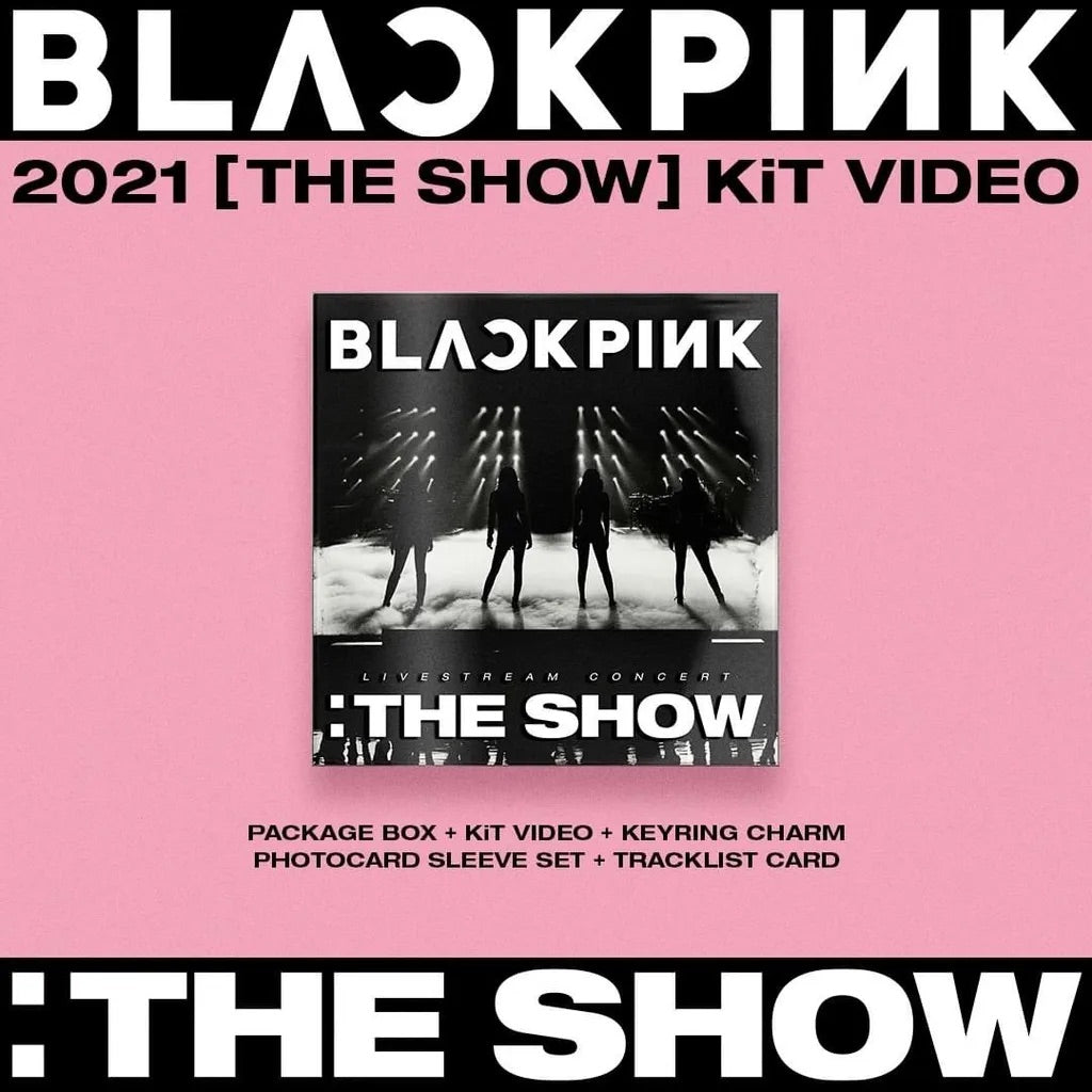 BLACKPINK 블랙핑크 2021 [THE SHOW] (KiT Video + Keyring Charm + Photo Card Sleeve Set) (Korea Version)