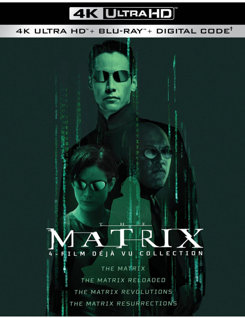 The Matrix 4-Film Déjà vu Collection (4K Ultra HD + Blu Ray) (English Subtitled) (US Version)