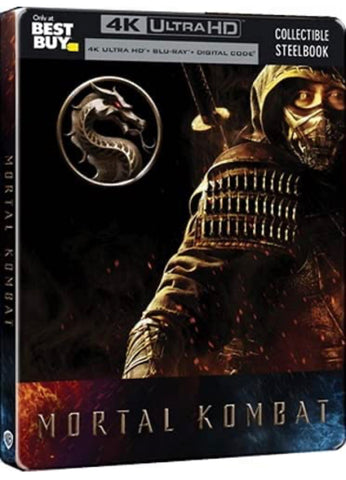 Mortal Kombat 真人快打 (2021) (4K Ultra HD + Blu Ray) (Steelbook) (Best Buy) (English Subtitled) (US Version)