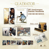 GLADIATOR 20th Anniversary (2000) (4K Ultra HD + Blu Ray + Bonus)(Steelbook) (Taiwan Version)