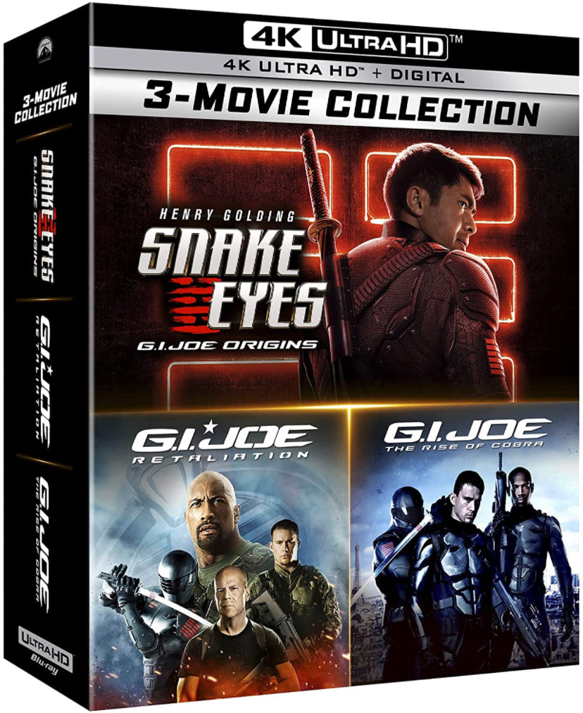 G.I. Joe 1-3 Movie Collection (4K Ultra HD) (3 Discs) (English Subtitles) (US Edition)