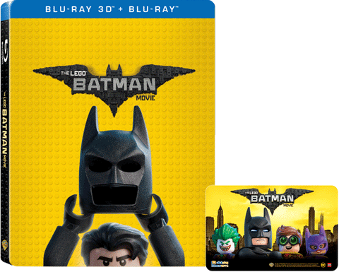 The LEGO Batman Movie (2017) (Blu Ray) (2D + 3D) (Steelbook) (English Subtitled) (Hong Kong Version) - Neo Film Shop