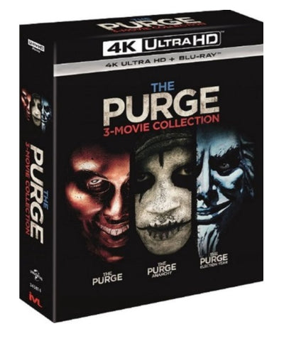 The Purge: 3-Movie Collection (4K Ultra HD + Blu Ray) (English Subtitled) (Hong Kong Version) - Neo Film Shop