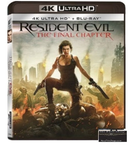 Resident Evil: The Final Chapter (2016) (4K Ultra HD + Blu Ray)  (English Subtitled) (Hong Kong Version) - Neo Film Shop