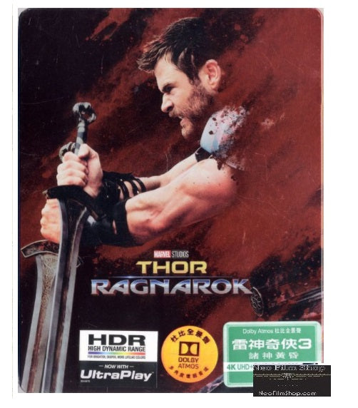 Thor: Ragnarok (2017) (4K Ultra HD + Blu Ray) (Steelbook) (English Subtitled) (Hong Kong Version) - Neo Film Shop