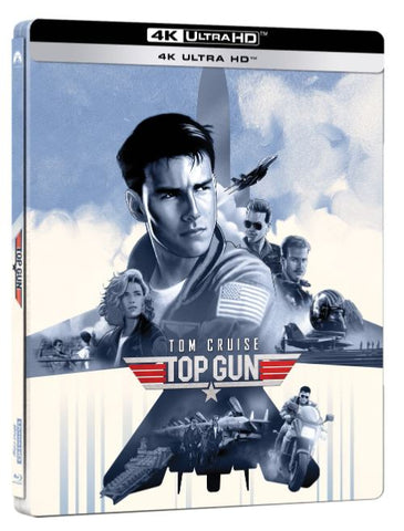 Top Gun 壯志凌雲 (1986) (4K Ultra HD Remastered Edition) (Steelbook) (English Subtitled) (Hong Kong Version)